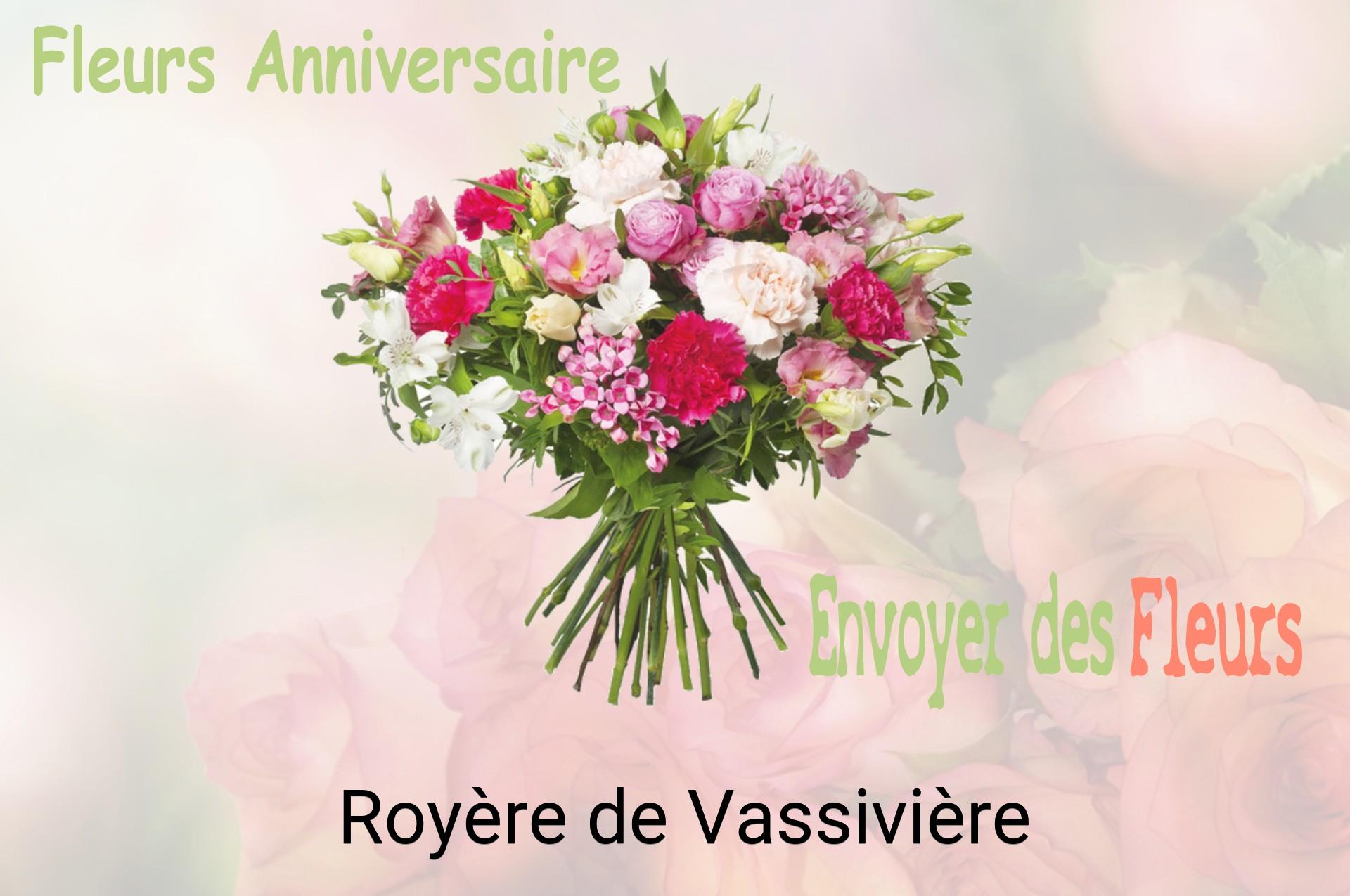 Bouquet de fleurs d’anniversaire livré à Royère-de-Vassivière